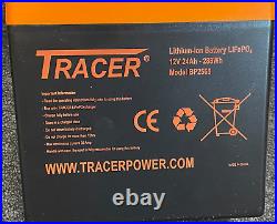 12V/24Ah TRACER Lithium Lightweight LiFePO4 Golf trolley battery (36 hole)