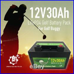 12V 30AH Lithium Battery 22AH 27AH for Electric Golf Buggy Trolley 36 Holes