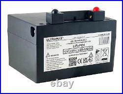 12v 22ah, 36 Hole Lithium Golf Trolley Battery Fits Powakaddy With Bag/charger