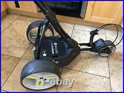 2016 Motocaddy M1 Pro Electric Golf Trolley, 18 Hole Lithium Battery, travel bag