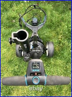 2018 Motocaddy S5 Connect Electric Golf Trolley, 18 Hole Lithium Battery, extras