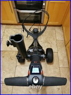 2021 Motocaddy S1 Electric Golf Trolley, 18 hole lithium, Brolly Holder, MINT A1