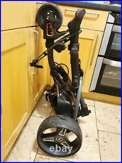 2021 Motocaddy S1 Electric Golf Trolley, 18 hole lithium, Brolly Holder, MINT A1