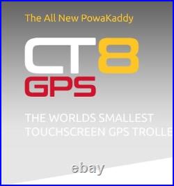 2023 New Powakaddy Ct8 Gps Electric Trolley 36 Hole Lithium Battery(gunmetal)