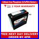 2x 12V 24Ah Lithium golf trolley battery, replaces 22Ah, extra distance, TN24