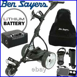 Ben Sayers 18 Hole Lithium Battery Electric Golf Trolley & Free Gifts Worth £100