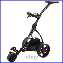 Ben Sayers 18 Hole Lithium Electric Golf Trolley Black / Red +free Gift Pack