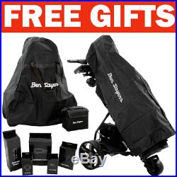 Ben Sayers Electric Golf Trolley +lithium Battery +£100 Free Accessories / Black