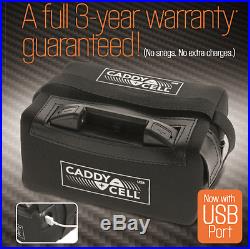 Caddy Cell Lithium Golf Trolley Battery+leads Charger Case & 3 Year Warranty