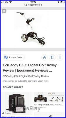 EZiCaddy EZi 5 Golf Trolley Lithium Battery