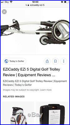 EZiCaddy EZi 5 Golf Trolley Lithium Battery