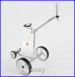 Electric Golf Trolley Lithium Battery, Stainless Steel, Speed LE Deluxe, 42mm Motors