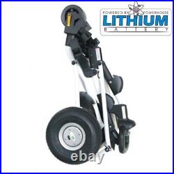 Freedom T2 Lithium Golf Trolley (rubber Tyre) With 18 Hole Lithium Battery