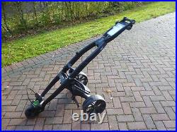 Go Kart electric golf trolley c/w Lithium battery, charger and umbrella holder