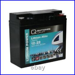 Golf Trolley Lithium Battery 12.8V 22Ah 281.6Wh LiFePO4