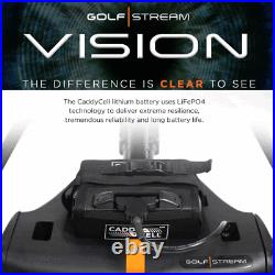 Golfstream Vision Electric Golf Trolley +18 Hole Lithium Battery & Charger