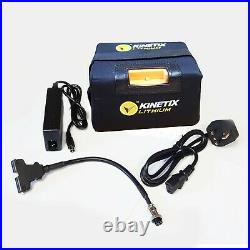 Lithium Golf Battery 36 Hole, 22AH, Case & Charger with T-bar to 3 Pin connectr