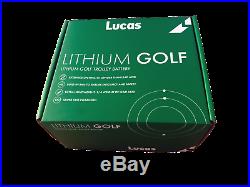 Lucas 18 27 Hole Lithium Golf Trolley 16ah Battery with Charger, Cable & Bag