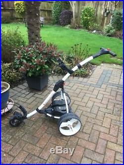 MOTOCADDY S1 ELECTRIC TROLLEY (VGC) with MOTOCADDY LITHIUM BATTERY & CHARGER