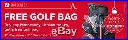 Motocaddy'2019' M5 Connect Electric Golf Trolley + Free Bag Worth £219.99