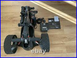 Motocaddy 2020 M1 DHC Golf Trolley Extended Lithium Battery + Extras/ 3 mths old