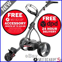 Motocaddy 2020 S1 Electric Golf Trolley +18 Hole Lithium Battery +free Accessory
