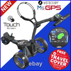 Motocaddy 2021 M5 Gps Electric Golf Trolley +18 Hole Lithium Battery +free Gifts