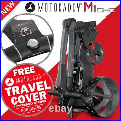 Motocaddy 2022 M1 Dhc (down Hill Control) 18 Hole Lithium Electric Golf Trolley