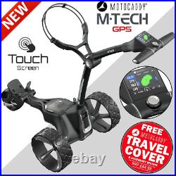 Motocaddy 2022 M-tech Gps Golf Trolley +36 Hole Lithium Battery +free Gifts
