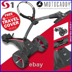 Motocaddy 2022 S1 Dhc Electric Golf Trolley +18 Hole Lithium Battery +free Gift