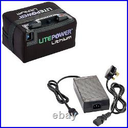 Motocaddy LitePower Universal Lithium Golf Trolley Battery & Charger LiFeP04