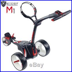 Motocaddy M1 18 Hole Lithium Golf Trolley Black +free Golf Bag & Accessory