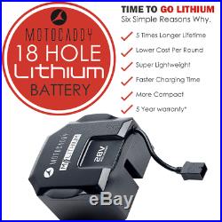 Motocaddy M1 18 Hole Lithium Golf Trolley White +free £89.99 Accessory Pack
