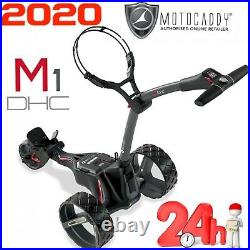 Motocaddy M1 Dhc 2020 New Electric Golf Trolley 18 Hole Lithium 24 Hour Delivery