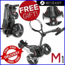 Motocaddy M1 Electric Golf Trolley 18/36 Lithium Battery/Charger + Free Gifts