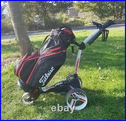 Motocaddy M1 Electric Golf trolley With Lithium Battery And Lots Of Extras