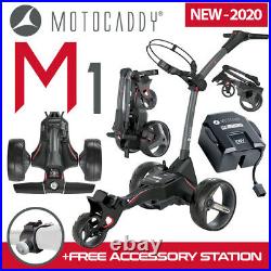 Motocaddy M1 Graphite Electric Golf Trolley Standard 18 Hole Lithium NEW! 2020
