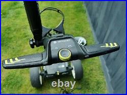 Motocaddy M1 Pro electric golf trolley with 36 hole lithium battery