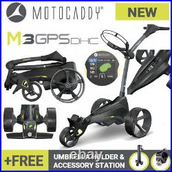 Motocaddy M3 GPS DHC Electric Golf Trolley Ultra Lithium NEW! 2024