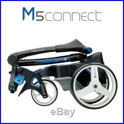 Motocaddy M5 Connect 18 Hole LITHIUM Golf Trolley + FREE Accessory Station