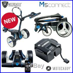 Motocaddy M5 DHC Connect Black 18/36 Hole Lithium Electric Golf Trolley NEW