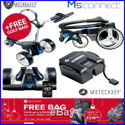 Motocaddy M5 GPS Connect Alpine 36 Hole Lithium Electric Trolley NEW! 2019
