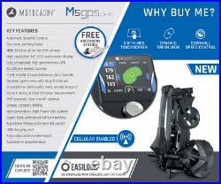 Motocaddy M5 GPS DHC Electric Golf Trolley Ultra Lithium 36 Hole NEW! 2023