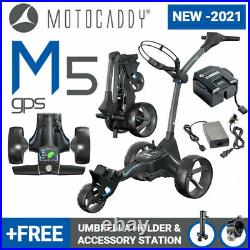 Motocaddy M5 GPS Electric Golf Trolley Standard Lithium 18 Hole NEW! 2021