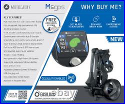 Motocaddy M5 GPS Electric Golf Trolley Standard Lithium 18 Hole NEW! 2023