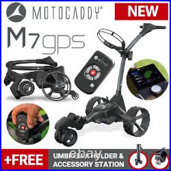 Motocaddy M7 GPS Remote Electric Golf Trolley Ultra Lithium NEW! 2023