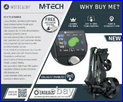 Motocaddy M-TECH GPS Electric Golf Trolley Ultra Lithium 36+ Hole NEW! 2021