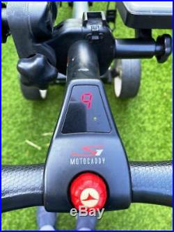 Motocaddy S1 Digital Trolley 36 hole lithium battery accessory station