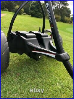 Motocaddy S1 Electric Golf Trolley Black with 36 Hole Lithium Battery + Charger