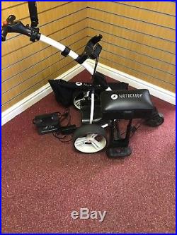 Motocaddy S1 Electric Golf Trolley With Lithium Battery And extras